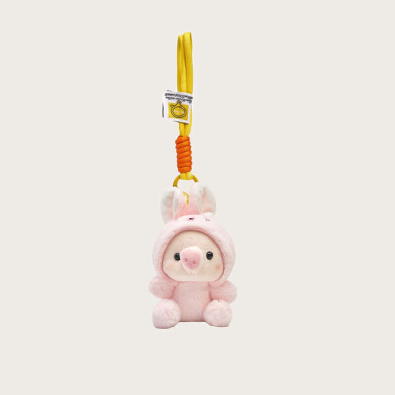 Bag Pendant Girl Doll Small Toy Backpack Decoration Cute Transformed Pig Plush Keychain Cartoon Couple