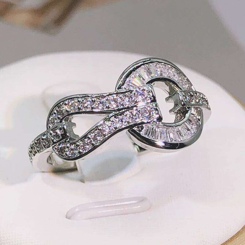 925 sterling silver geometric round winding ring ladies jewelry party birthday gift suitable for women H260312