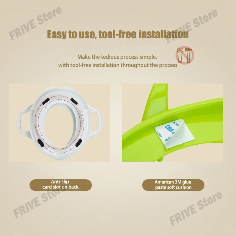 Childrens Toilet Seat Cartoon Soft Baby Portable Training Chair Children Urinal Cushion Mat 260311