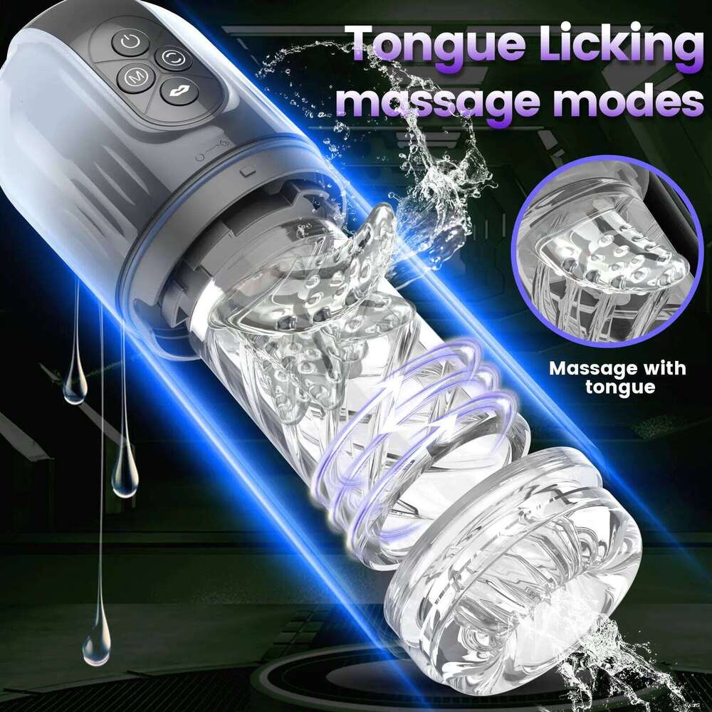 With 7 Sucking Vibrating Telescopic & Rotating Modes Automatic Vagina Male Masturbator Cup Sex Toys for Men Z260312
