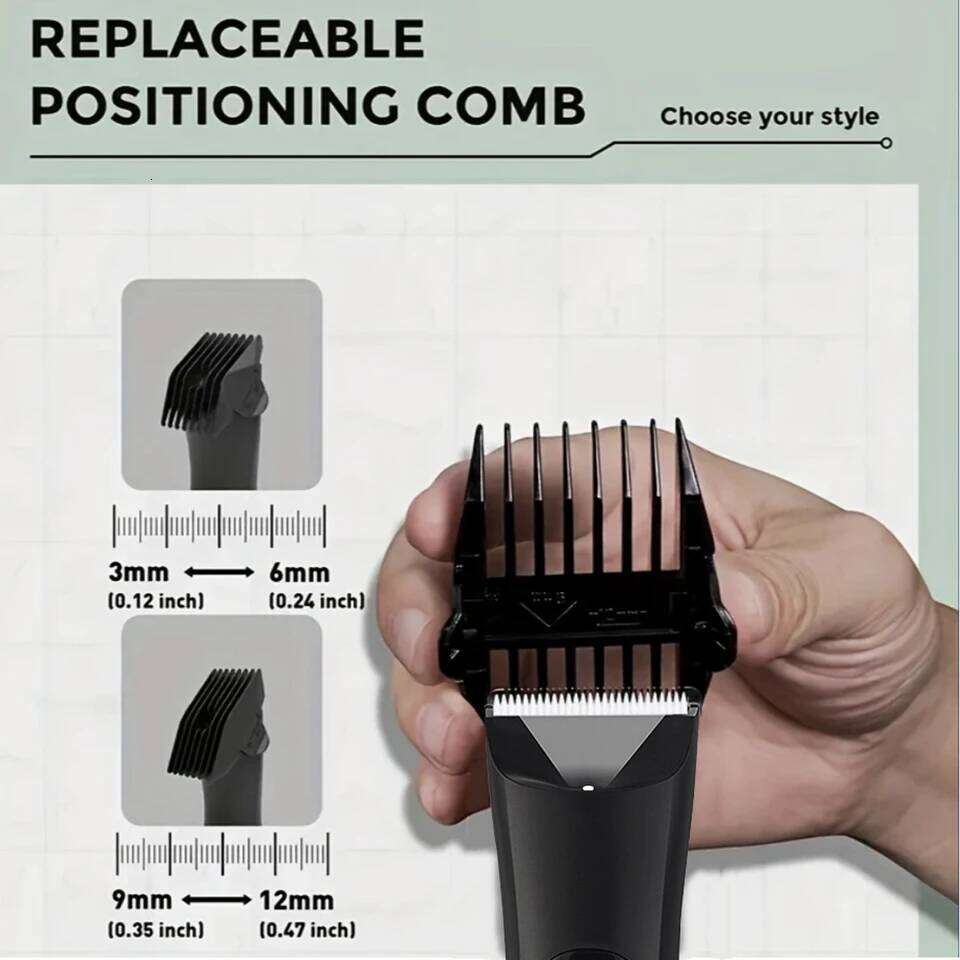 Body Electric Razor, Pubic and Underarm Private Hair Trimmer, Ceramic Blade Men's Grooming Kit C260312