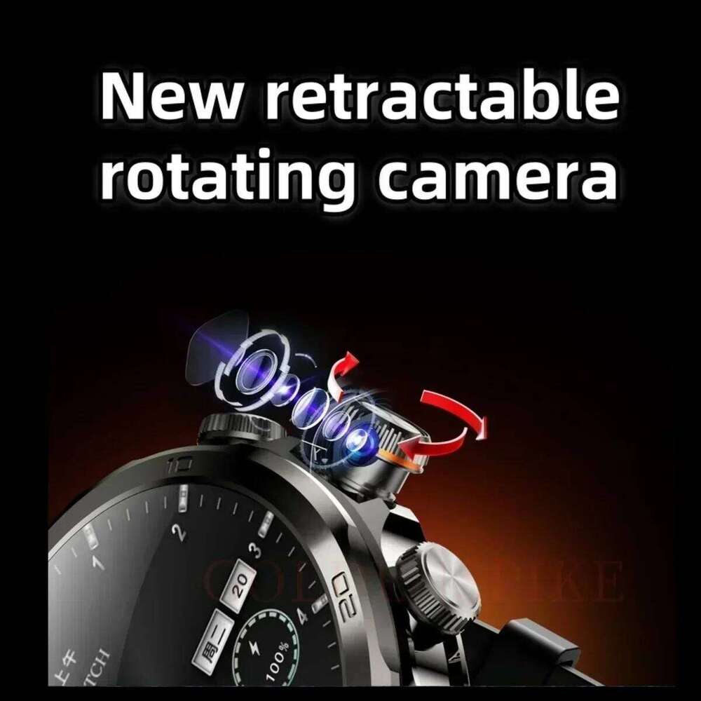 H19 4G LTE Smart Watch: 32GB+256GB, 900W Rotating Camera, GPS, WiFi, Google Play Store Support, Android Wearable