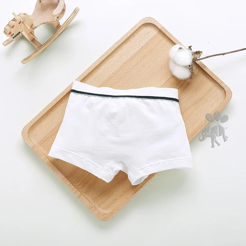 children high quality solid boys cotton boxer shorts panties kids underwear for 220 years old teenager 5pcs3pclot student 260311