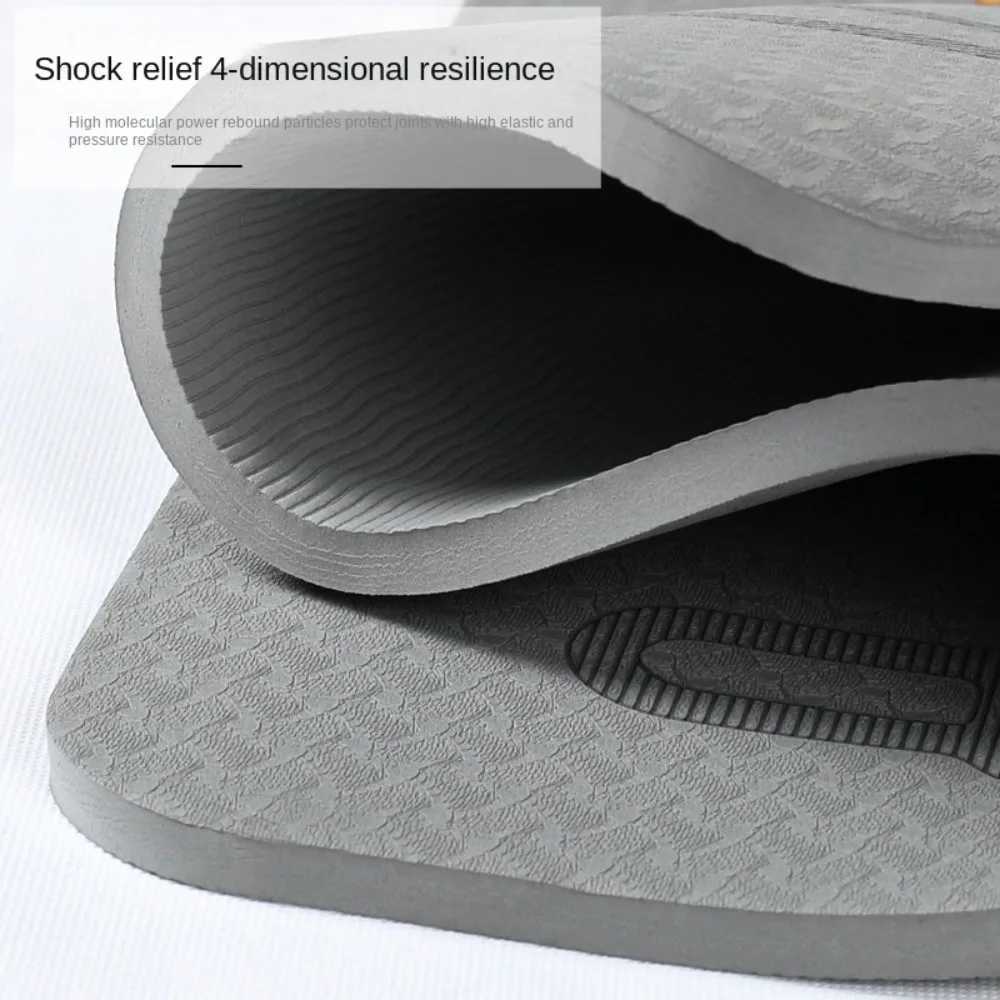 Fitness Carpet Anti-noise Jump Rope Mat Cushioning TPE Yoga Fitness Mats Thickening Waterproof Skipping Mat Yoga M260312