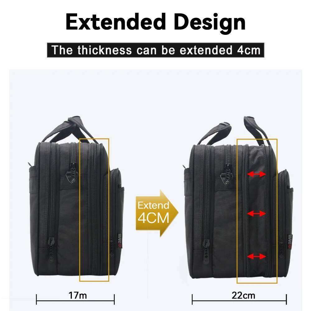 Large Capacity Briefcase Men Business 15.6 17 inch 19 inches Laptop Shoulder Bags Canvas Handbags Messenger Bag
