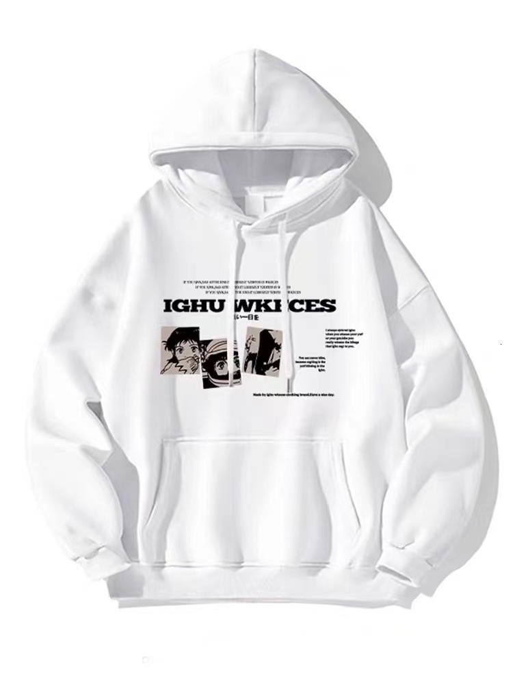 Heavyweight High Street Cartoon Niche Trendy Brand Hoodie For Men Spring Designer Hoodie And Autumn New Ins Design Retro Style