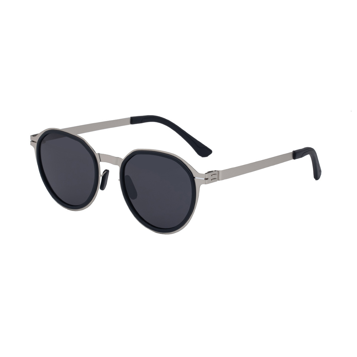 Polarized Driving 2026 Round Sunglasses for Men High-End Feel Bendable Temple Retro Glasses