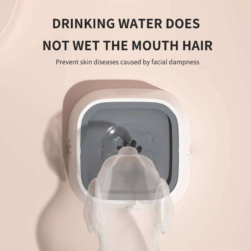 Elspet Drinking Water Floating Non-Wetting Mouth Vehicle mounted floating Dog Cat Bowl Without Spill 1L water dispense 26Y0312