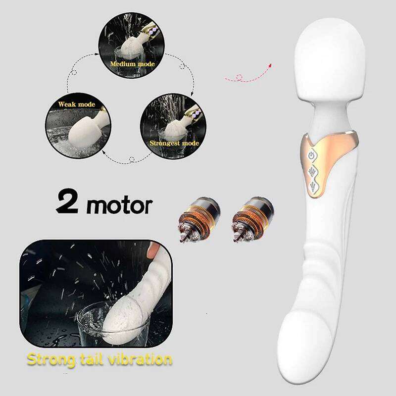 Powerful AV Vibrator Dildos Magic Wand Women 10 Modes Clitoris Stimulator G Spot Vagina Massager Adult Sex Toys for Woman Z260312