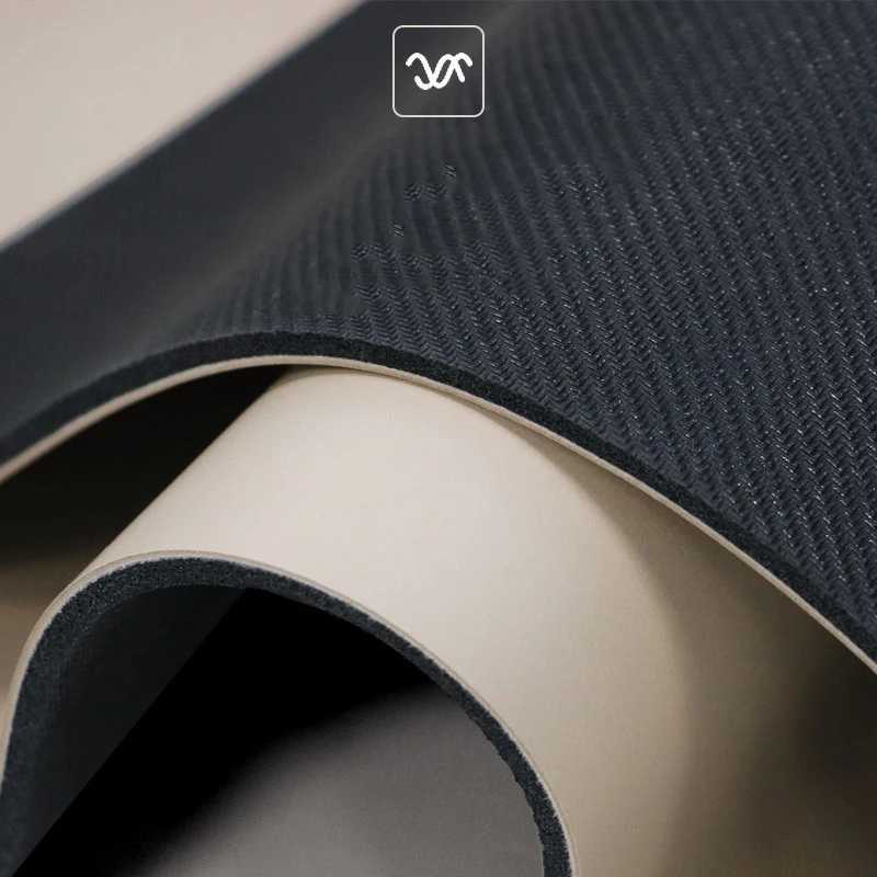 PU Golden Rubber Yoga Mat Mandala Pattern 68cm Widened Thickened Sport Fitness Pilates Training With Position Line Exercise Mats M260312