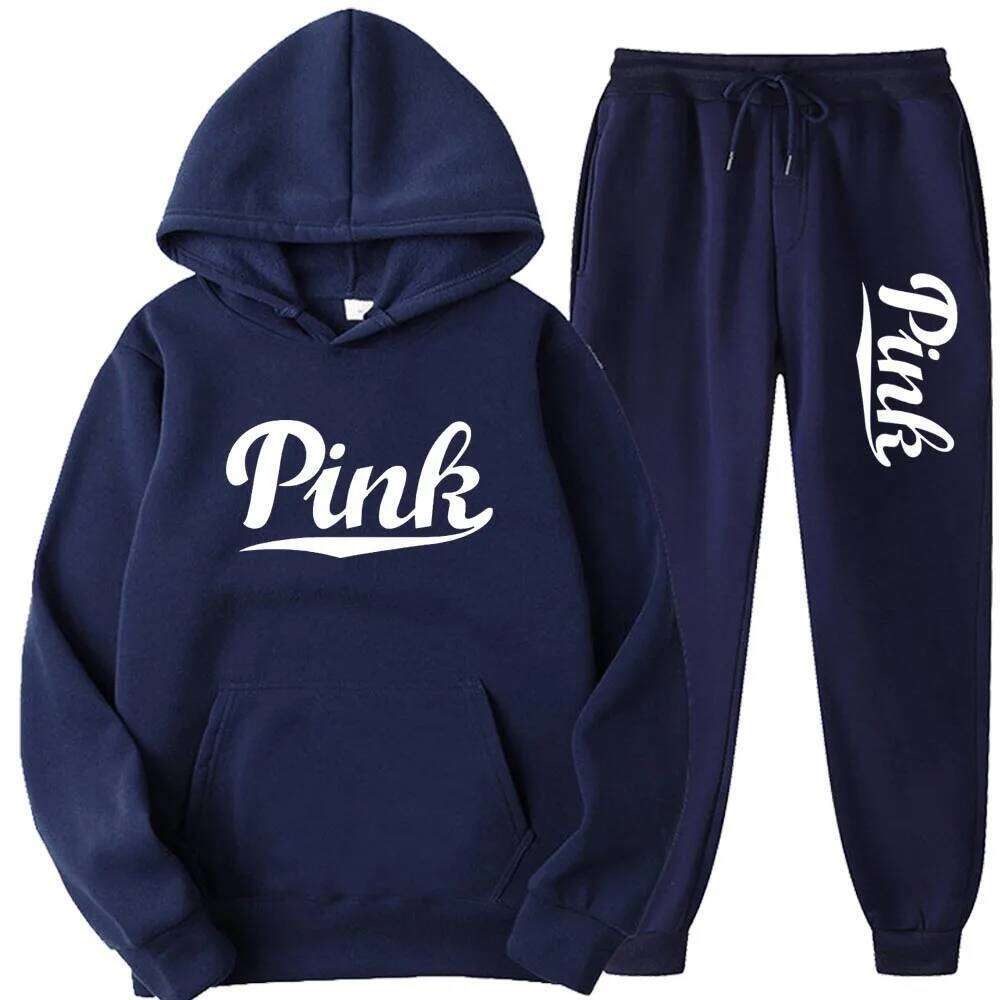 Tracksuits Men/Women Casual Solid Warm Suits Hoodies Sweatpants Autumn Winter Pullover Sweatshirts Pants Sports Suit Two Piece C260312