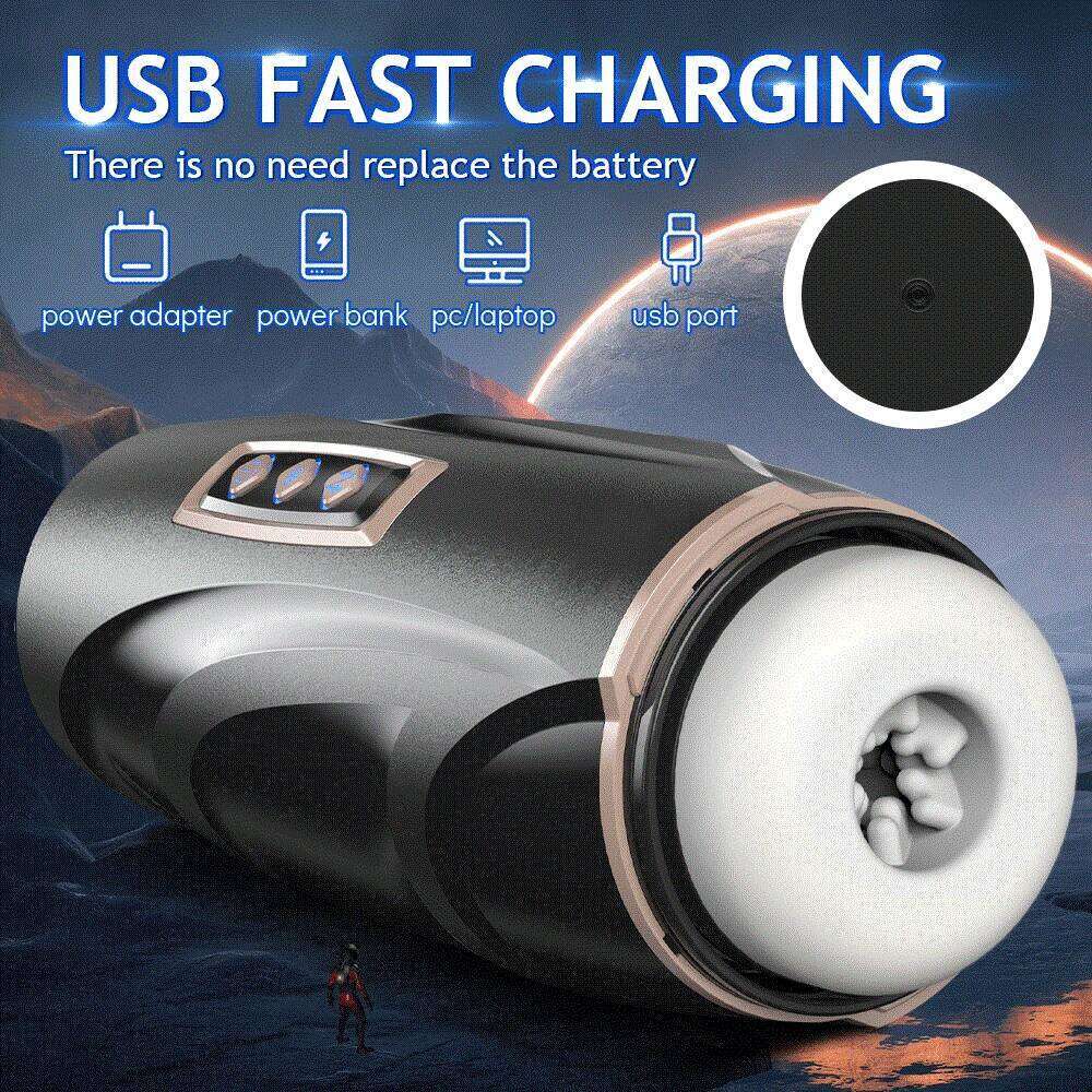3 in 1 Automatic Male Vibrator Sucking Telescopic Vibration Mastubrator Realistic Stroker Adult Sex Toys for Men Masturbation Z260311
