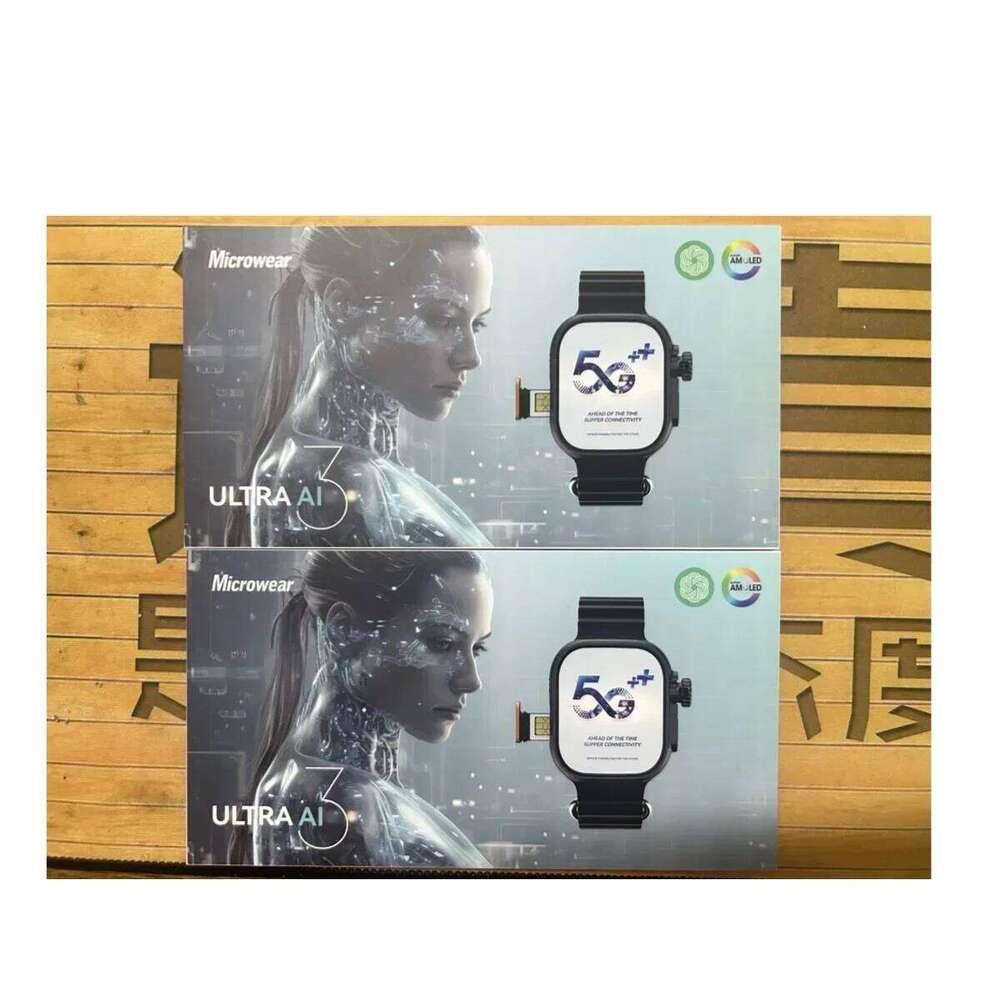 Ai3 Smartwatch: 2.2" 448*528 AMOLED, 4G SIM, 256GB, Health Monitoring & Rotating Camera