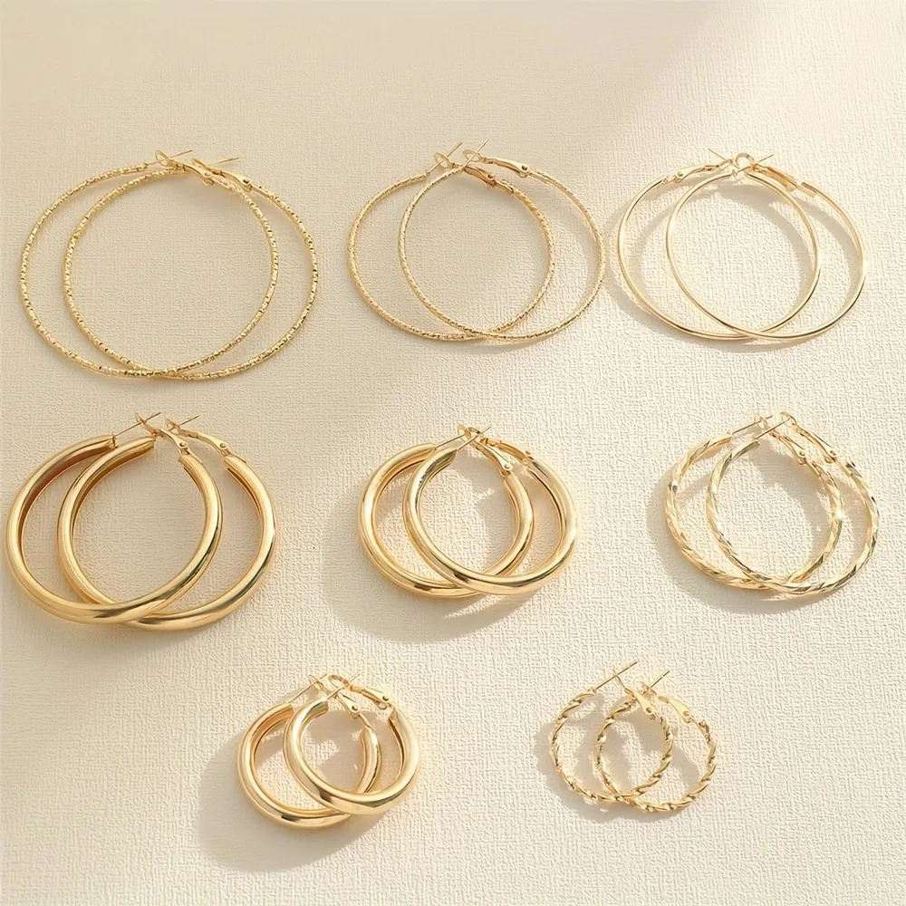 8 Pairs Minimalist Stud Earrings Hypoallergenic Dainty Jewelry for Daily Wear Gifting 260309