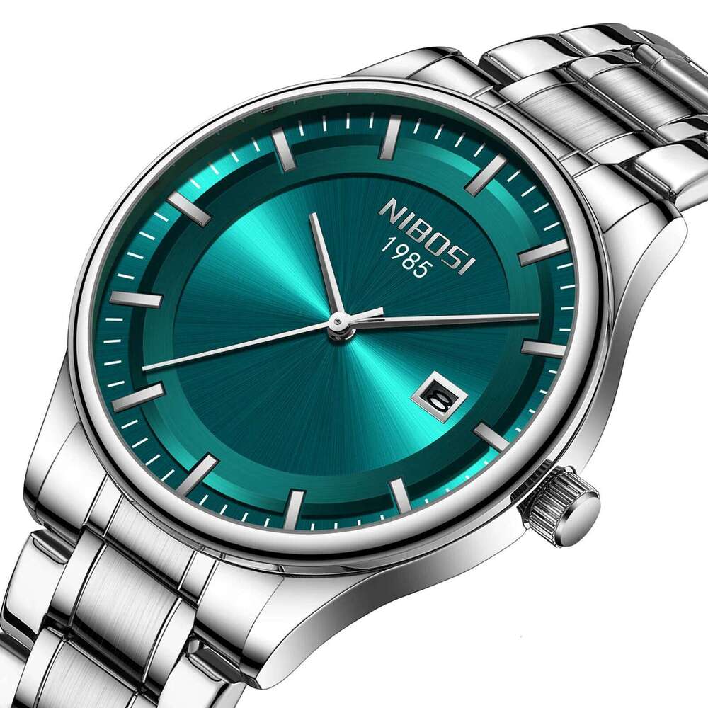 NIBOSI Business Men's Top Brand Luxury Analog Quartz Waterproof Auto Date Simple Watches for Men Reloj Hombre