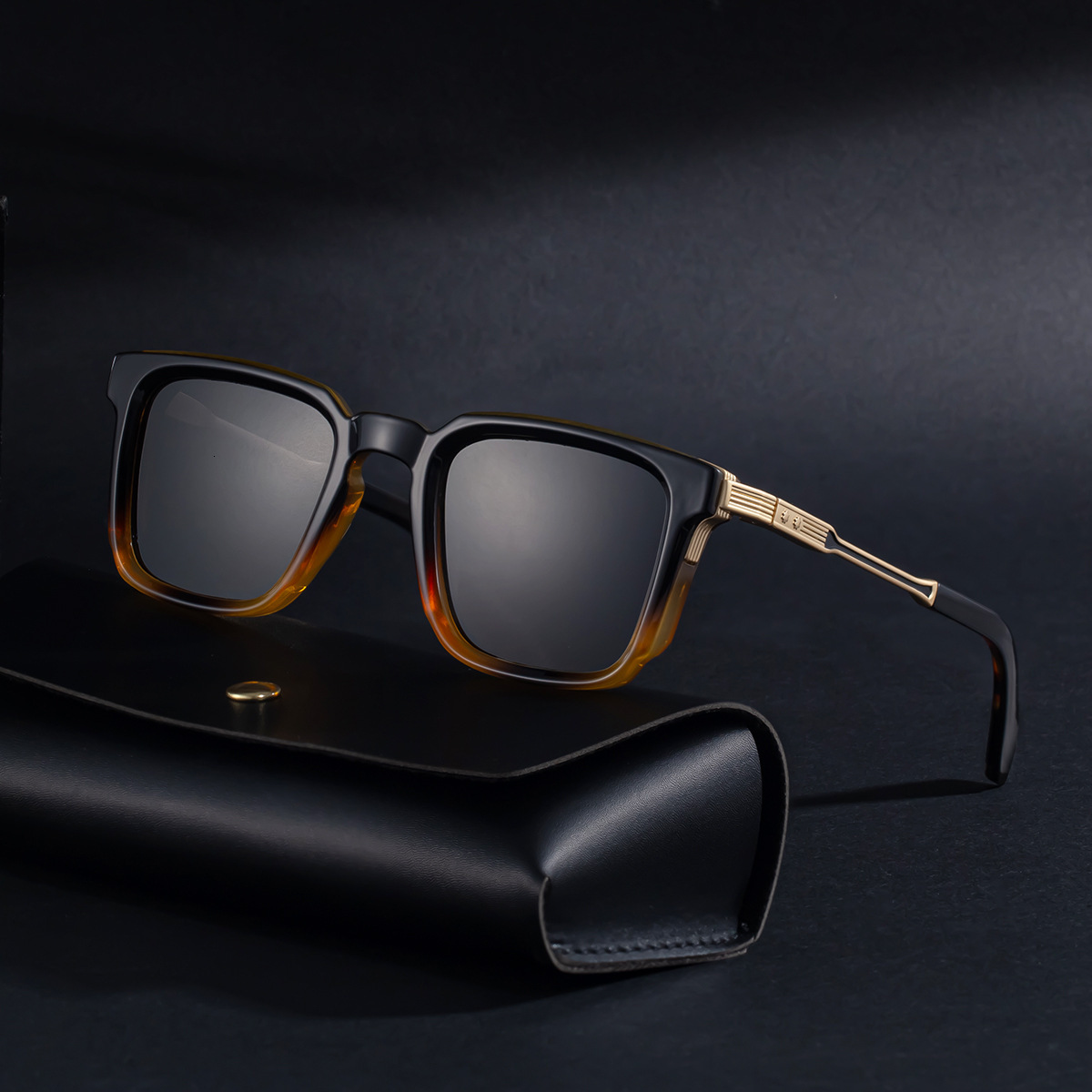 2026 New Fashion Square Polarized Unique Outdoor Trendy Sun Protection Sunglasses for Men,