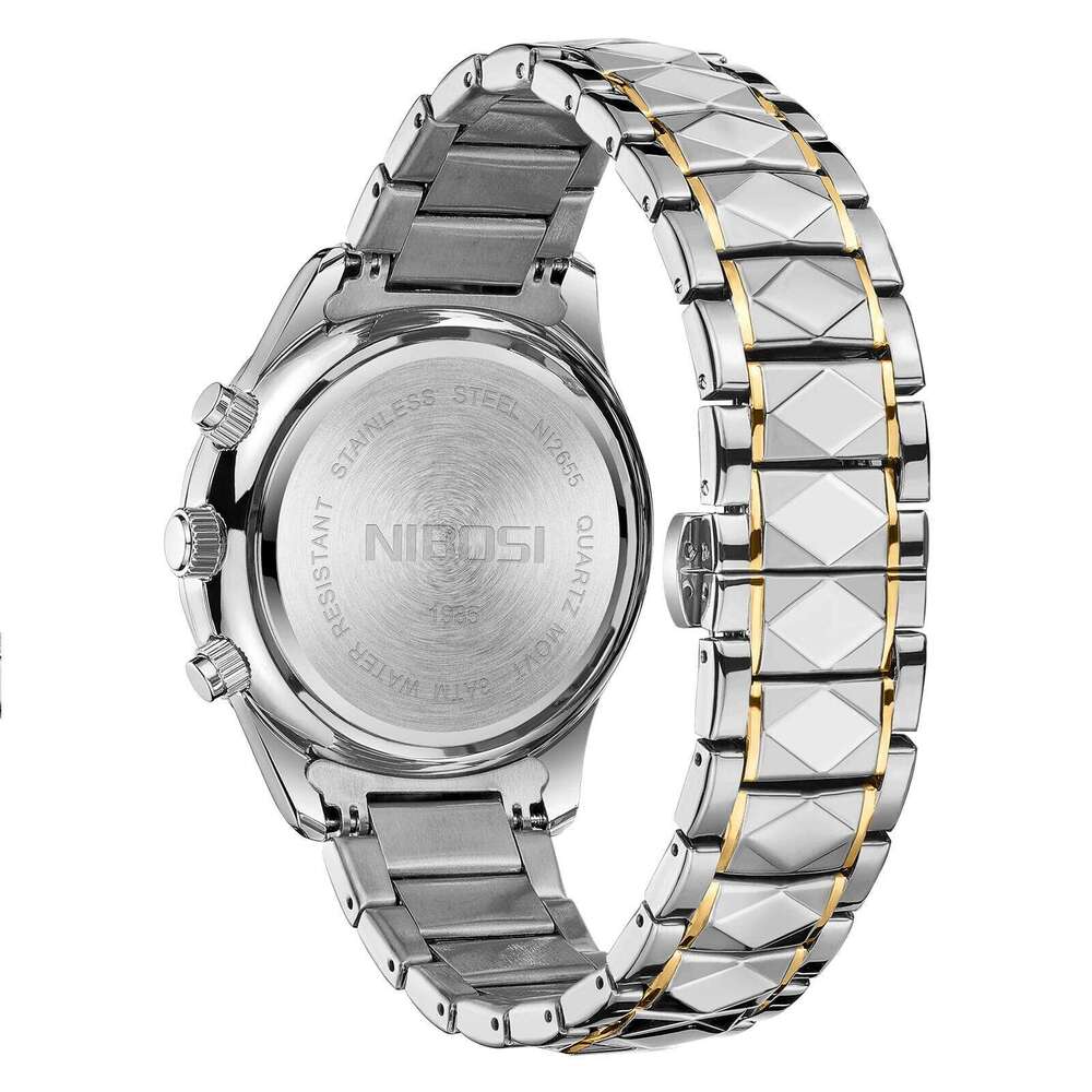 New NIBOSI Mens Watches Top Brand Luxury Fashion Watch Men Waterproof Luminous Chronograph Quartz Wristwatches Relogio Masculino