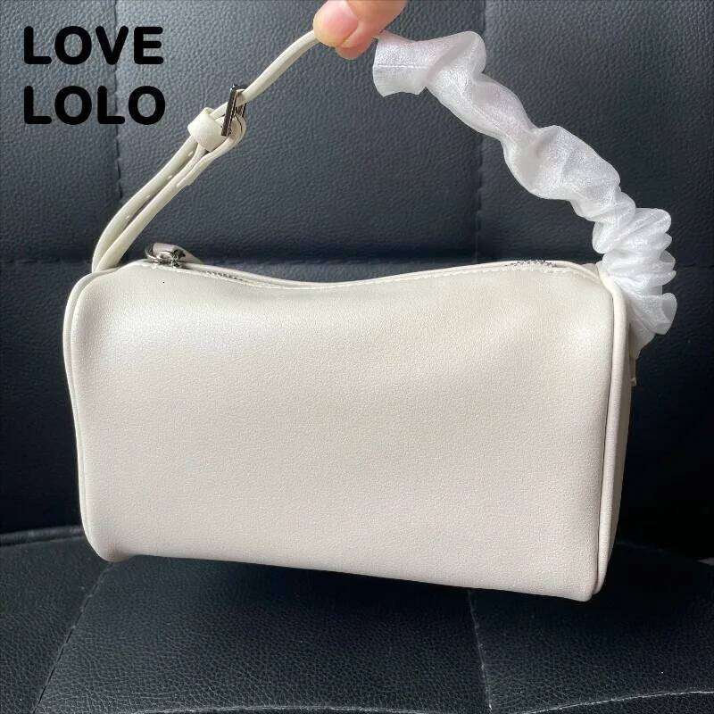 2025 New Luxury 90S Pen Holder Genuine Soft Cowhide & Suede Mini Crossbody Bag Hand-Carry Vintage Shoulder Purse For Women