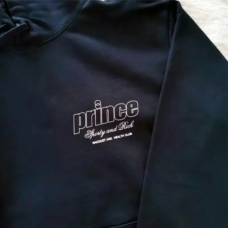 Sport Make Prince Wellness Letters Printing Vintage Style Women Hoodies Loose Cotton Thick Warm Autumn Pullovers Casual Sweaters 260311