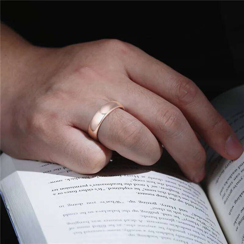 Tigrade 2/4/6mm 18K Rose Gold Plated Tungsten Carbide Wedding Ring For Women Solid r's Engagement Rings Anel Fashion Jewelry H260312