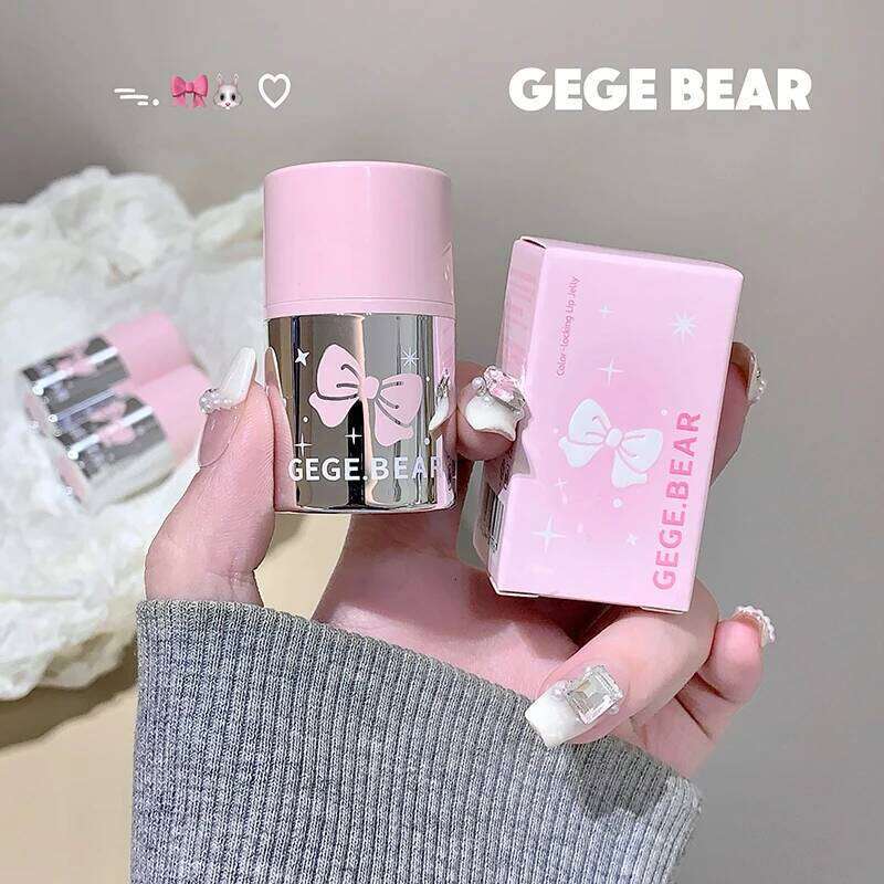 Gege bear Mirror Gloss Lip Moisturizing Liquid Lipstick Waterproof Long-lasting Brightening And Non Fading gifts W260311
