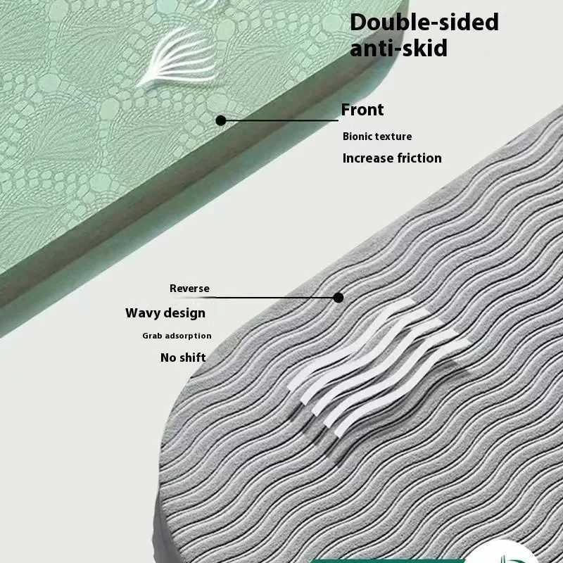 6mm/8mm Thick 80/60cm Wide Folding Yoga Mat Fitness Exercise Adult and Childrens Home Skipping Rope Outdoor Midday Rest Mat M260312