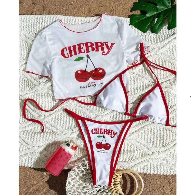 2026 Sexy 3Pcs Bikinis Set Female Swimsuit Women Three-Piece Swimwear Beach Swim Wear Bathing Suits Brazilian Bikini Pool Bather Y260303