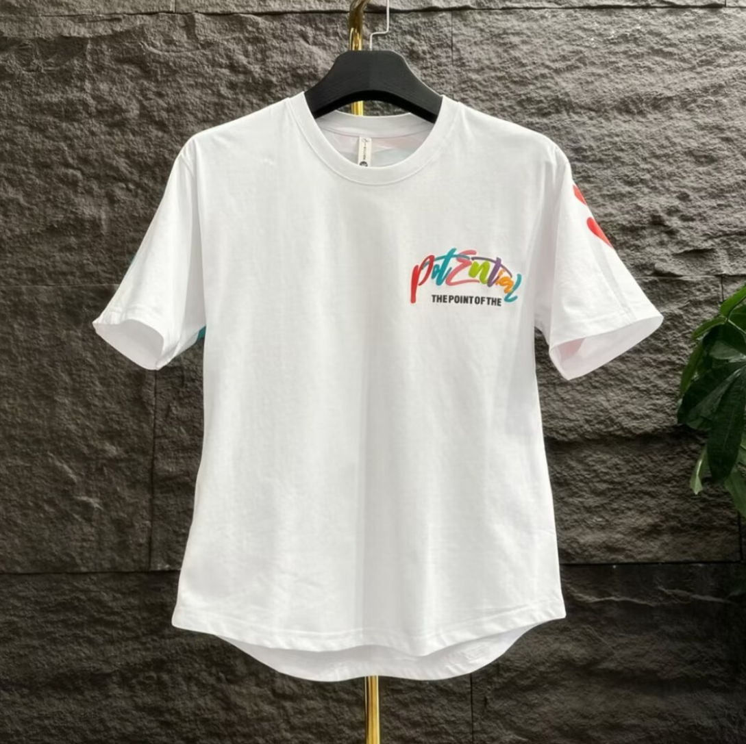 2026 new style short-sleeved T-shirt for men Ins fashion brand European and American hip-hop style round neck graffiti print base shirt top summer