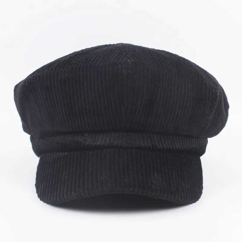 Newsboy Cap Beret Female Autumn Winter Hats For Women Octagonal Cap Painter Hat Vintage England H260312 - view 4