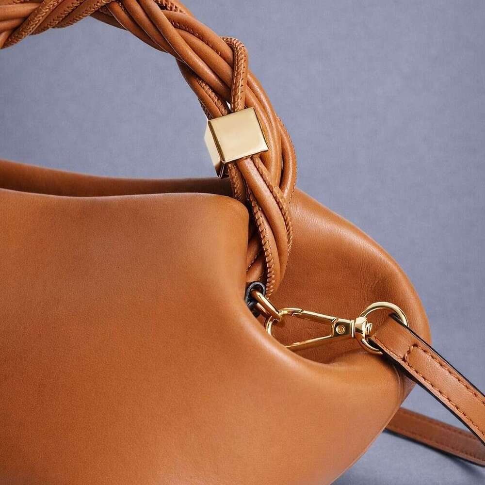 Women European And American Design Dumpling Hexagonal Handbag New Model Woven Handle Tote Shoulder Crossbody Bag For Women
