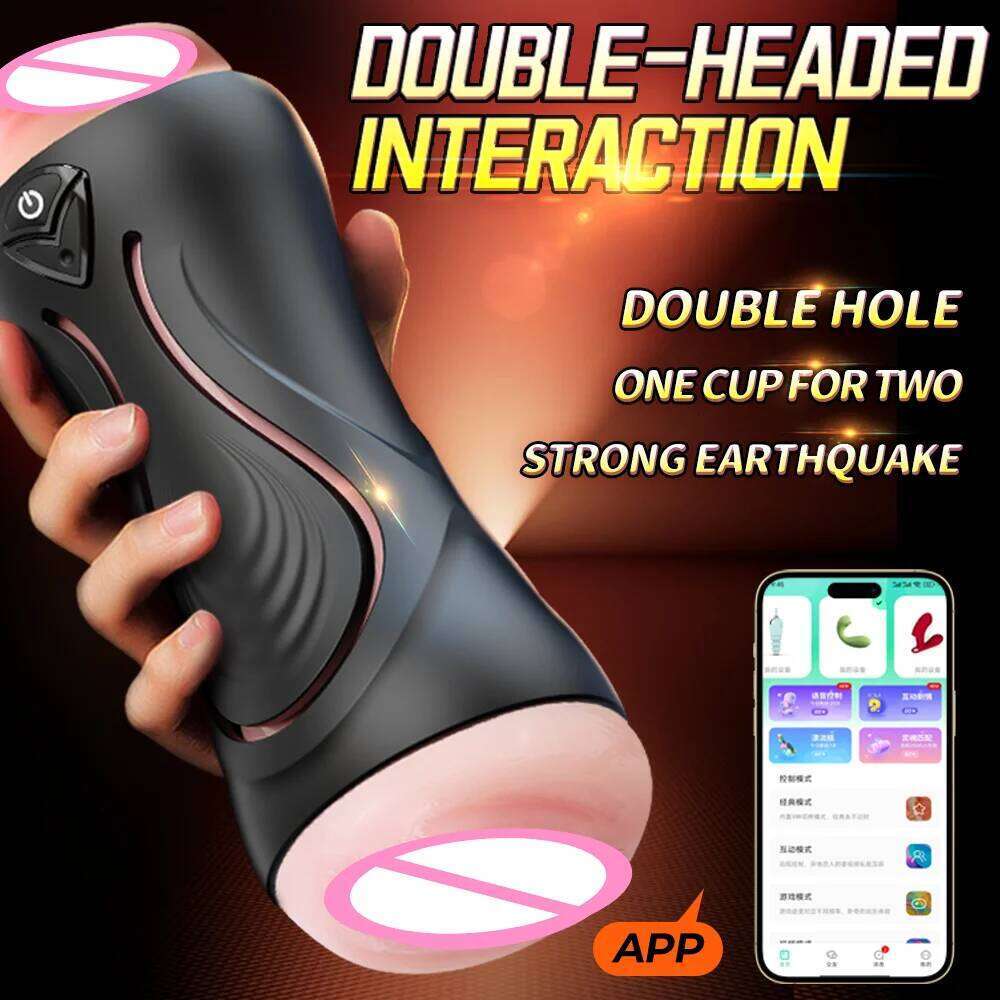 Machine Automatic Male Masturbator Cup Blowjob Vaginal Penetration Pocket Pussy APP Control Sex Toy For Men Adults Goods Z260312
