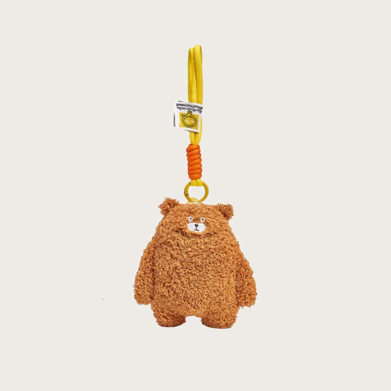 Internet Celebrity Bear Bag Pendant Cute Plush Toy Backpack Decoration Car Keychain Small Doll