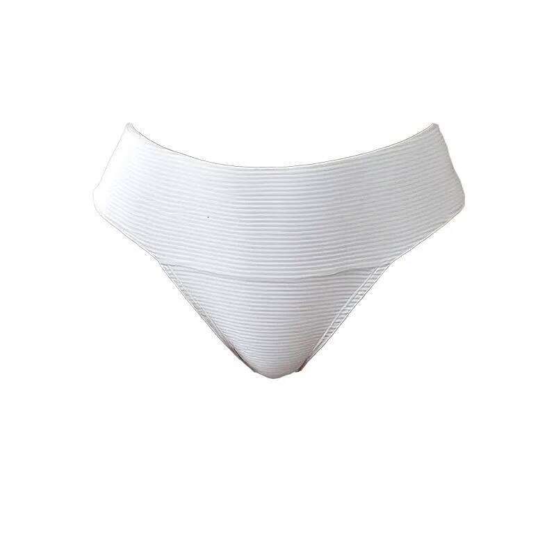 New 2025 Pure Color Bikini Sexy Hot Spring Swimsuit High Waist e Ladies Beach Panties Sport Fitn Fans Supplies Z260312
