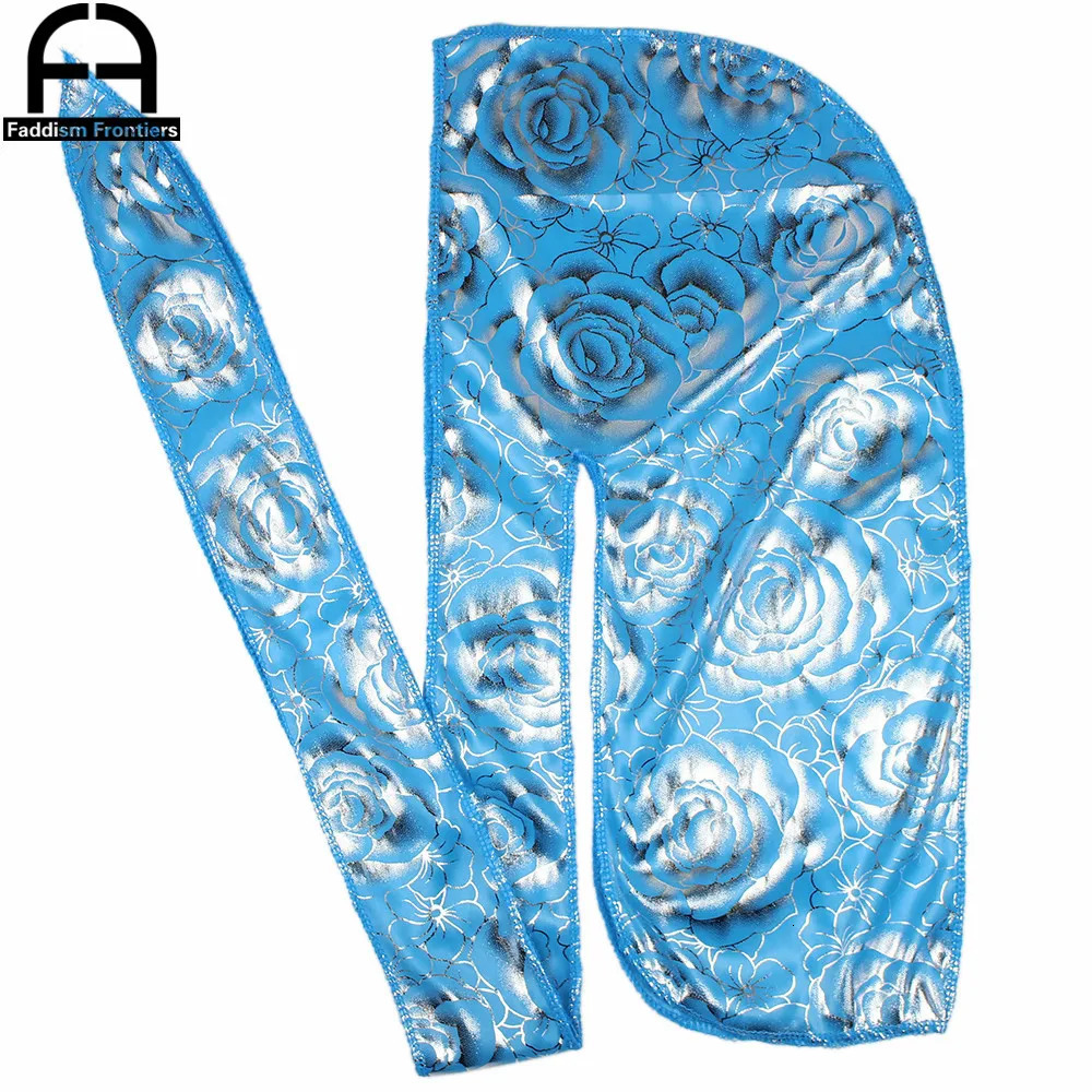 Pimpin aint easy Custom Printing Silk Durag Men Bandanas Long Tail Silky Durags Headwear Wave Cap 260304