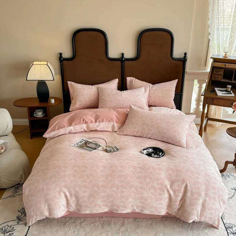 2024 new Class A pure ground four-piece set cotton thickened autumn and winter bed sheet quilt cover soft H260312