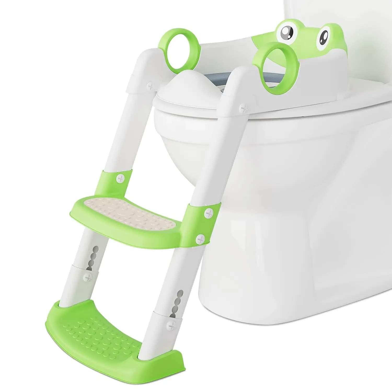 Potty Training Seat with Adjustable Height Step Stool Ladder AntiSlip Pads for Safety Toddler Toilet Trainer Girls Boys 260311