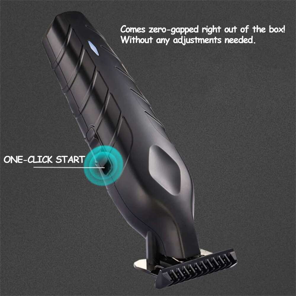 Professional 0mm Zero Gapped Carving Clipper Men's Cordless Trimmer Electric Hair Cutting Machine C260312