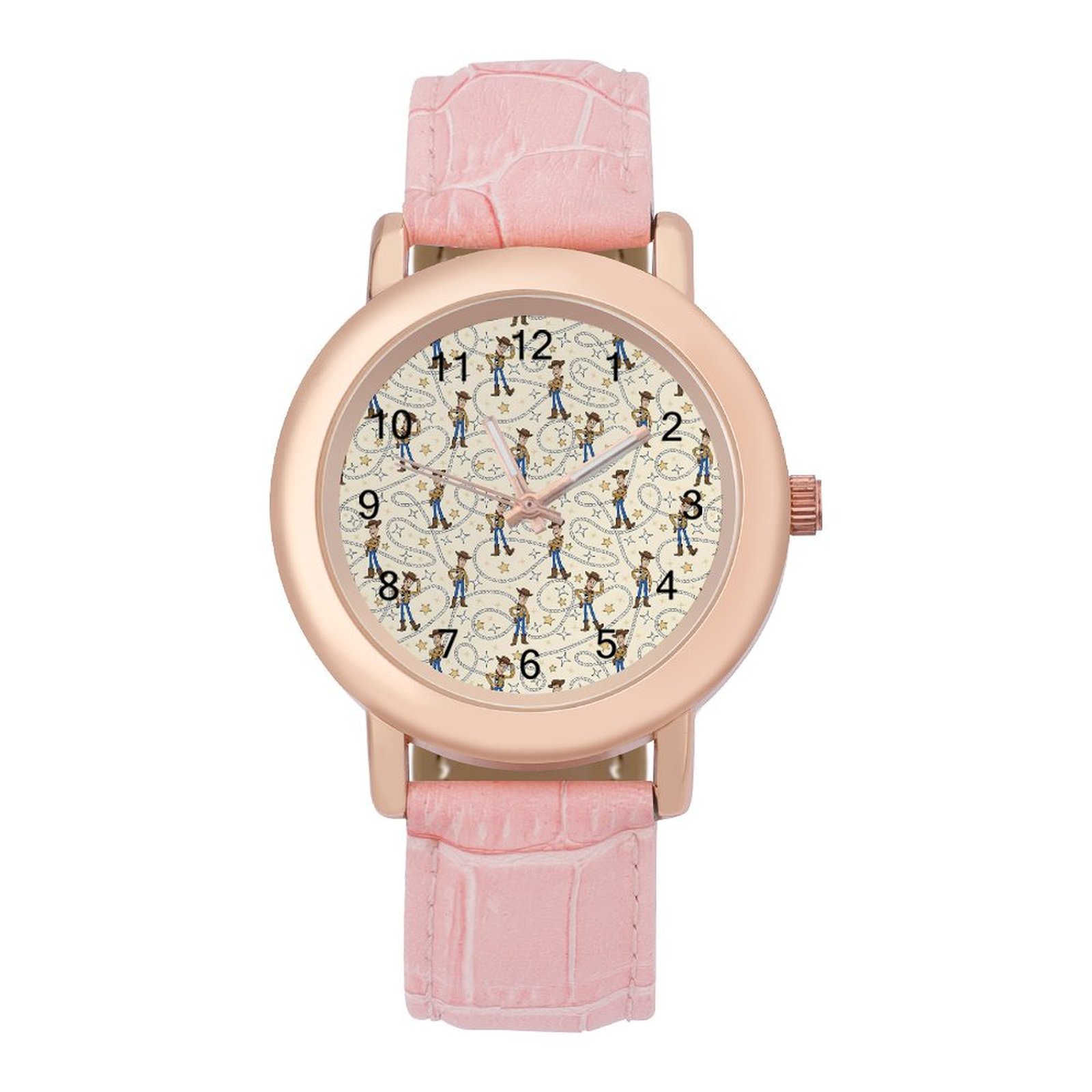 Woody Watches Women Girls Leather Strap Disney Cartoon Toy Story Watch Popular Decorative Gifts