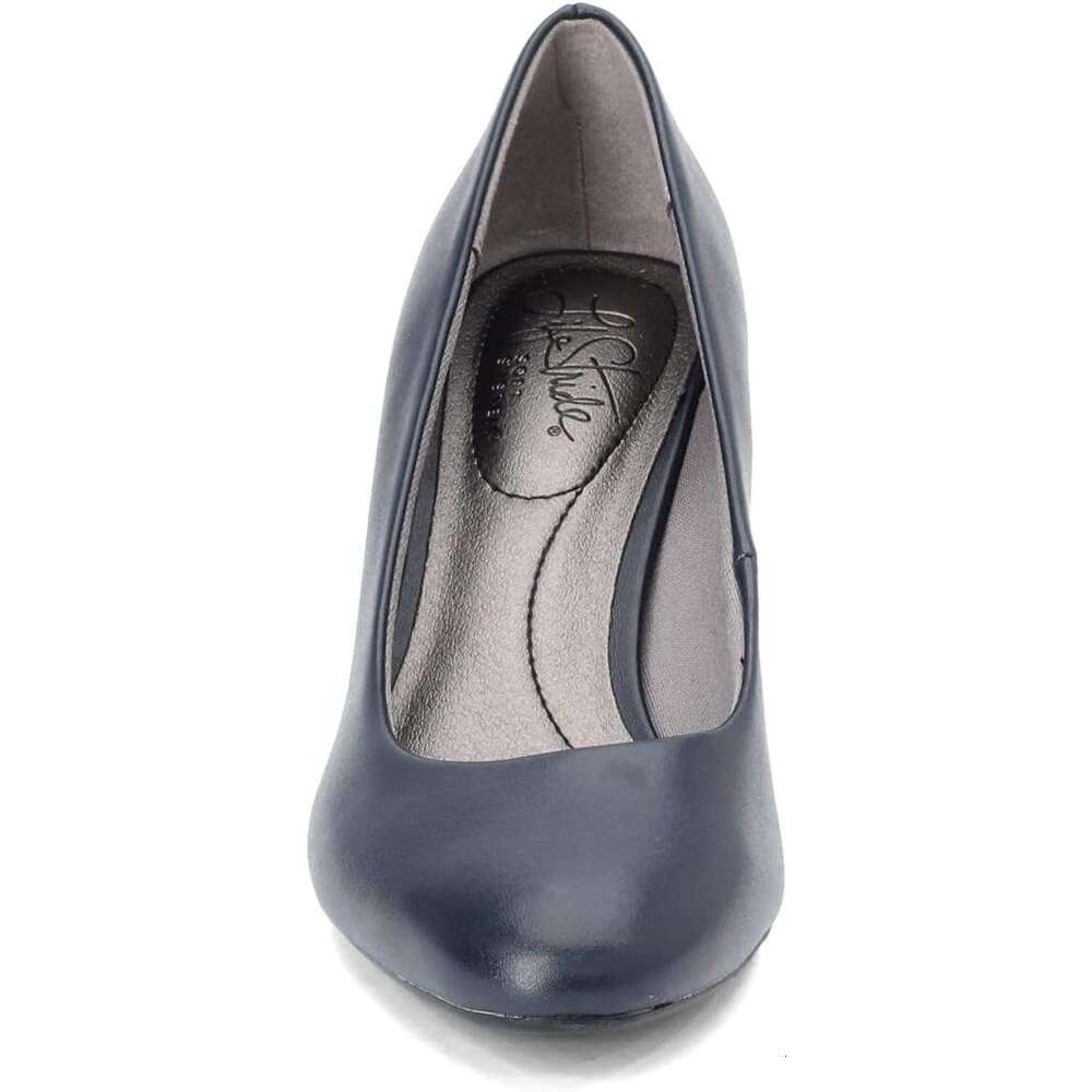 Women Comfortable shoes, work shoes, formal shoes, dress shoes, etiquette shoes, women's shoes, leather shoes, single shoes, mid-heel, spring, bl