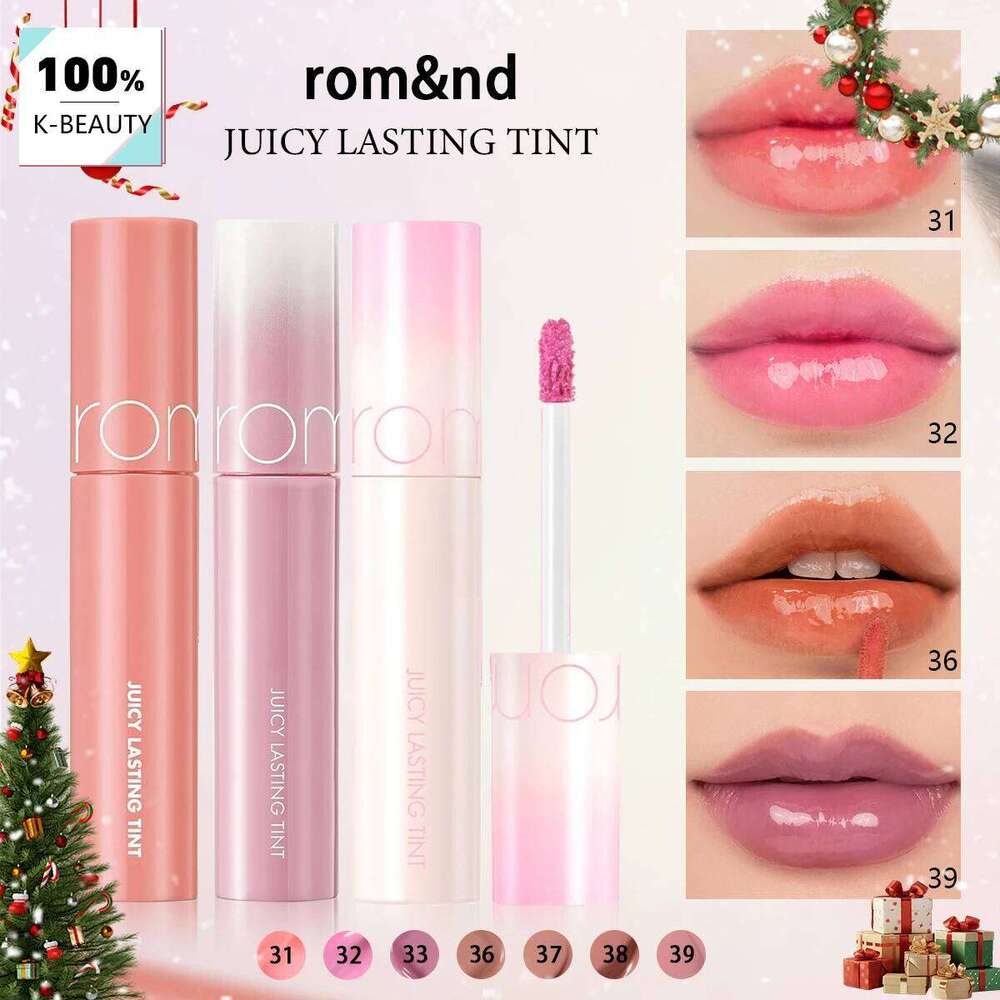 rom&nd JUICY LASTING TINT-7 Shades,Mirror-Like Finish,Glass Lip Effect,Gradient Lip-Friendly,K-Beauty,Korean Makeup,Seasonal W260311