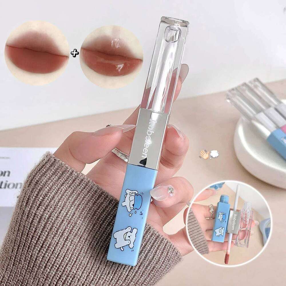 kobeleen Lip Gloss is water-rich colorful. Autumn and Winter Double-headed Lipstick Dance Party W260311