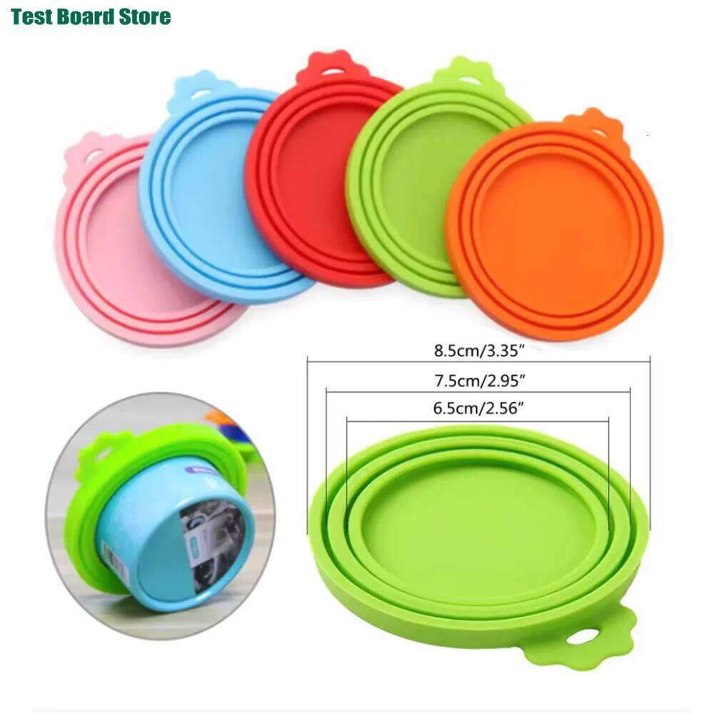 1PCS Reusable Silicone Pet Can Lid Bpa Free, Suitable For Most Sized Dog And Cat Cans - Keeps Food Fresh Prevents Bacterial 26Y0312