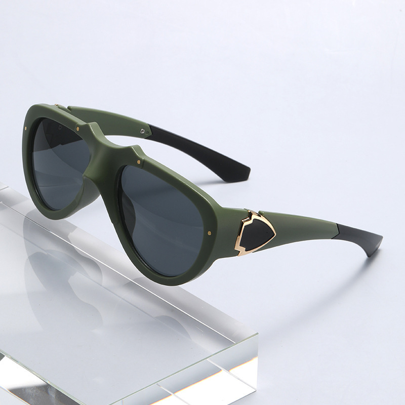 New Fashion Personality Large Frame Unisex Street Style Sunglasses UV Protection Glasses