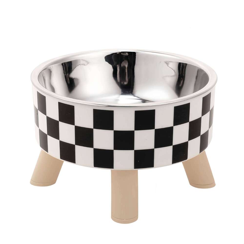 Elevated Cats Feeder Anti-choking Raised Cat Food Water Bowl With Stand Pet Feeding Drinking Supplies bowls for cats dogs 26Y0312