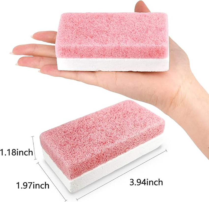 10Pieces Home Use Glass Foot Pumice Stone for Feet Hard Skin Callus Remover