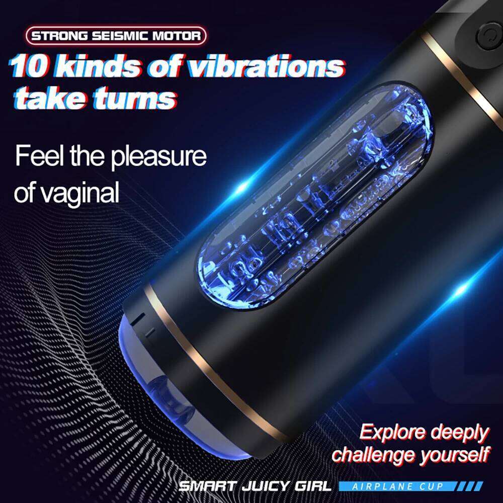 Automatic Male Masturbator Cup Sucking Vibrating Masturbation Machine Vagina Pusssy Blowjob Vibration Toys for Man Adults 18 Z260312