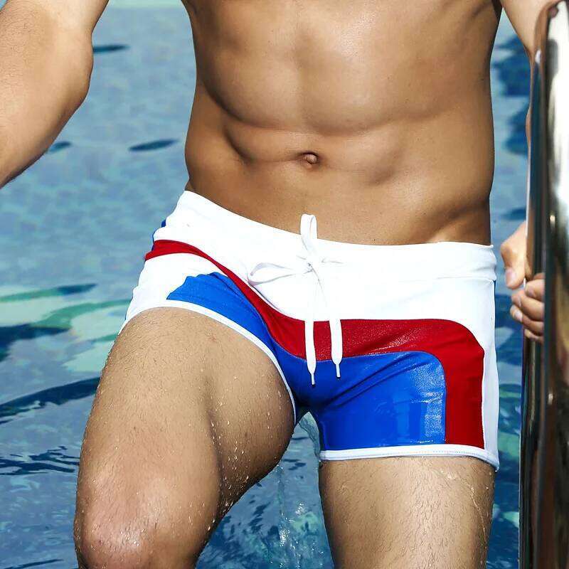 New Swimwear Beach Sports Surf Swimming 2020 Summer Men's Swimsuit Swim Trunks Boxer Short Z260312