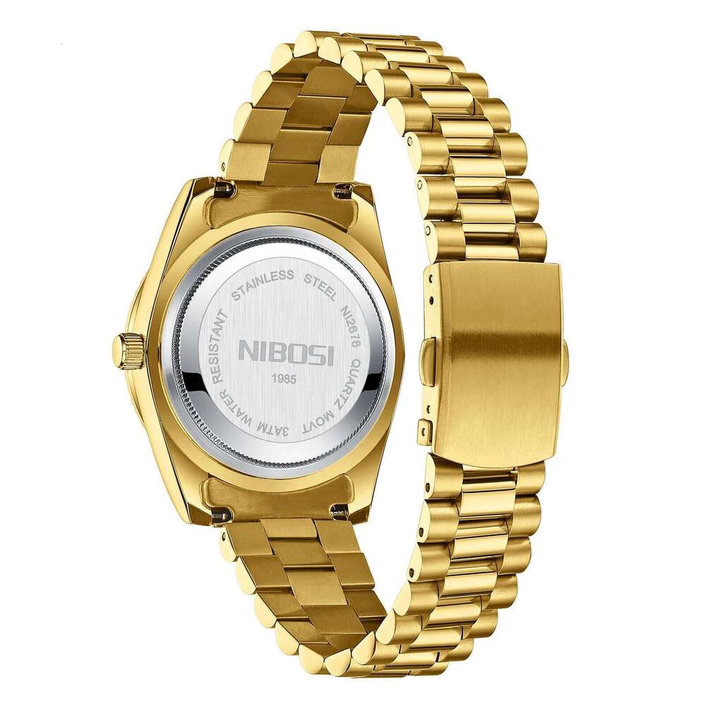 NIBOSI Fashion Top Brand Luxury Wristwatch Auto Date Miyota Quartz Watch Men Waterproof Steel Male Clocks Reloj Hombre