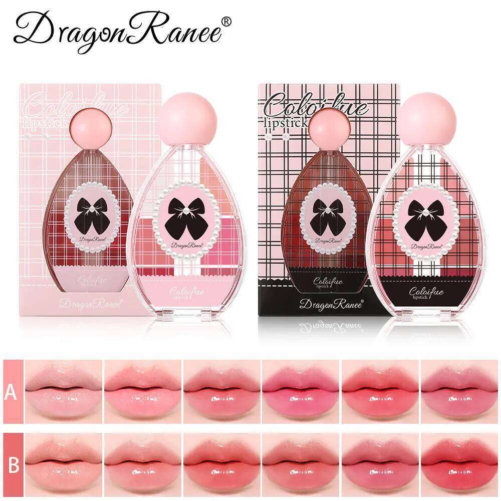 Six color solid lipstick, lasting makeup effect, whitening, color, moisturizing, lip gloss, base in aut W260311