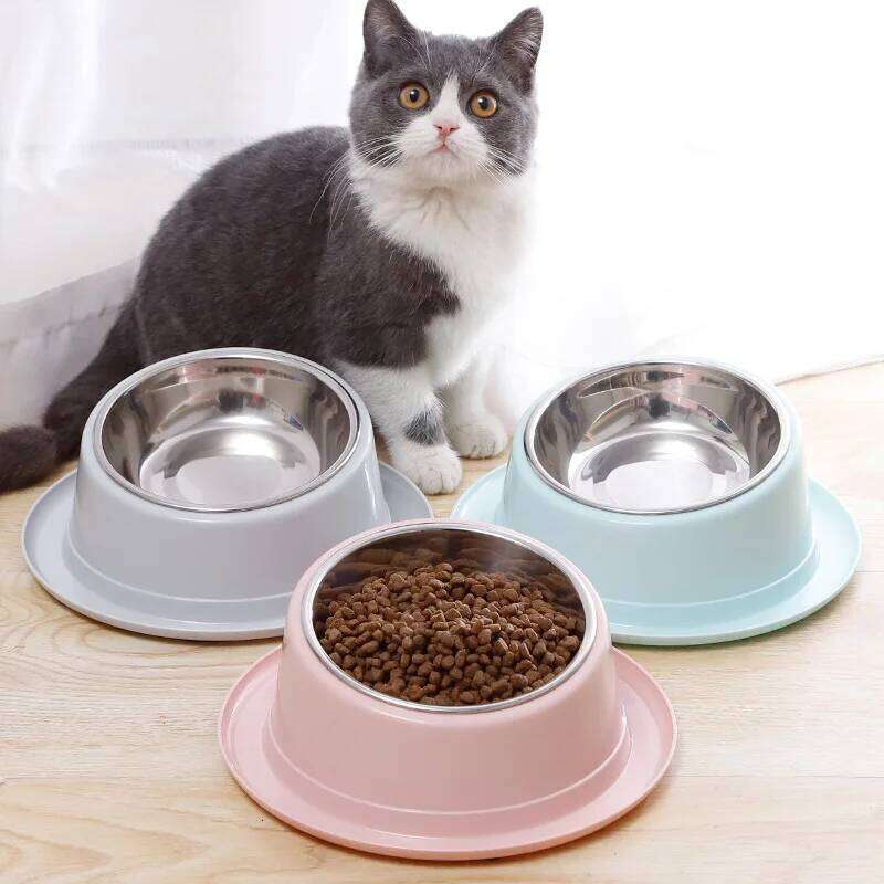 Feeder Slope Anti-Ant Food Cat Accessories Dog Bowl Quality Stainless Steel Container For Cats Pet Supplies 26Y0312